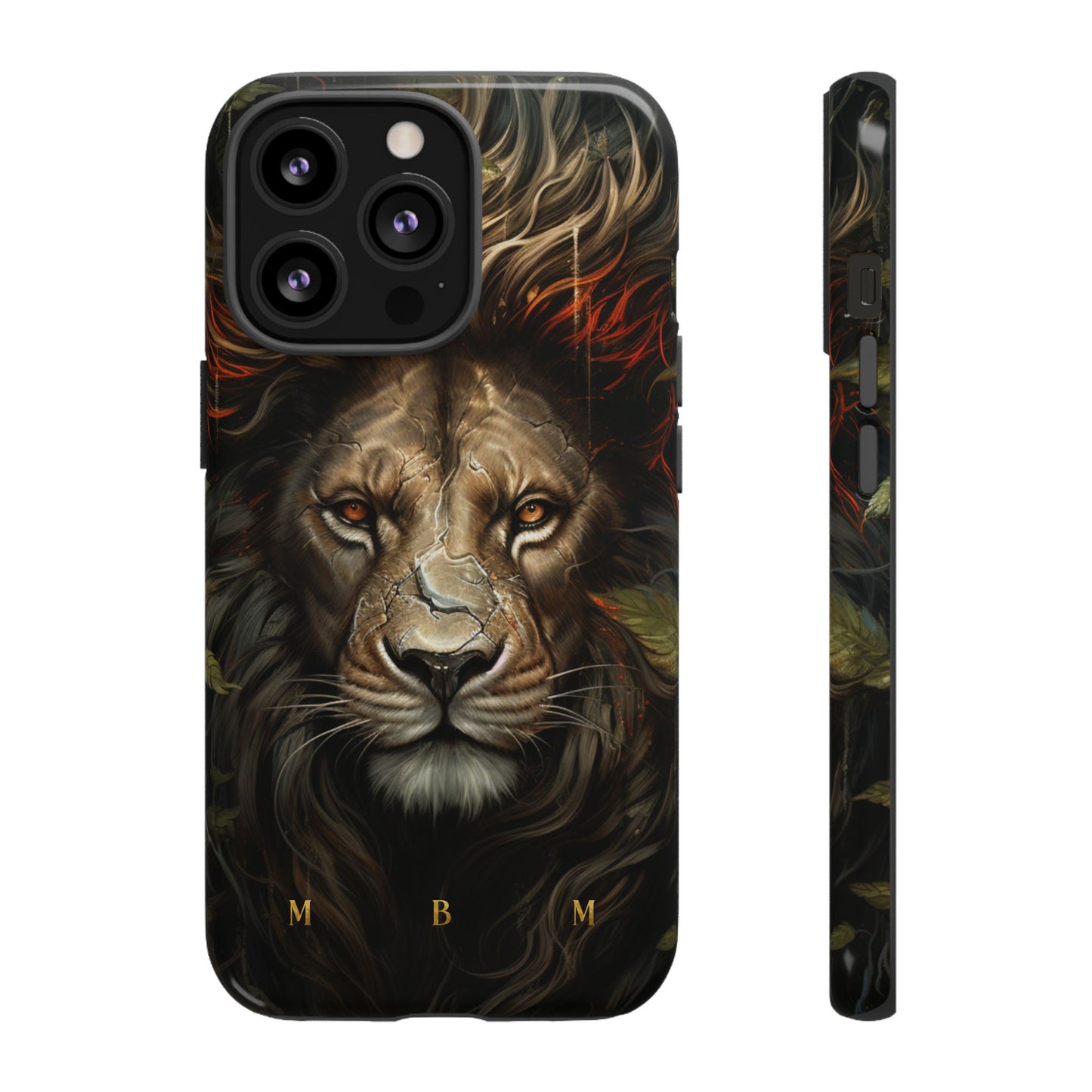 Dark Lion iPhone Tough Case