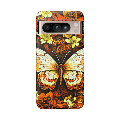 Vintage Orange Google Pixel Tough Case