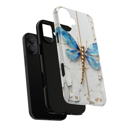 Dragonfly Blue iPhone Tough Case