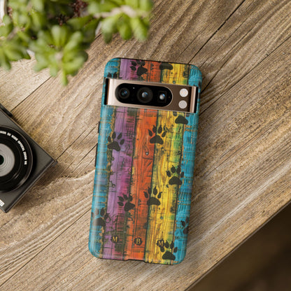 Rainbow Paws Google Pixel Tough Case