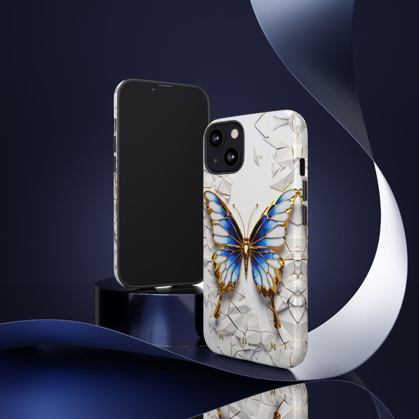 Sapphire Butterfly iPhone Tough Case