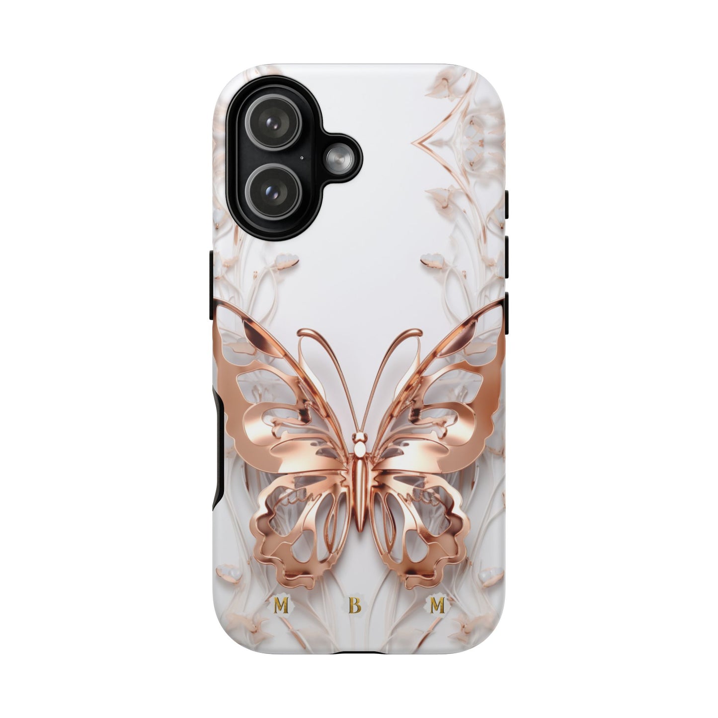 Rose Gold Butterfly iPhone Case