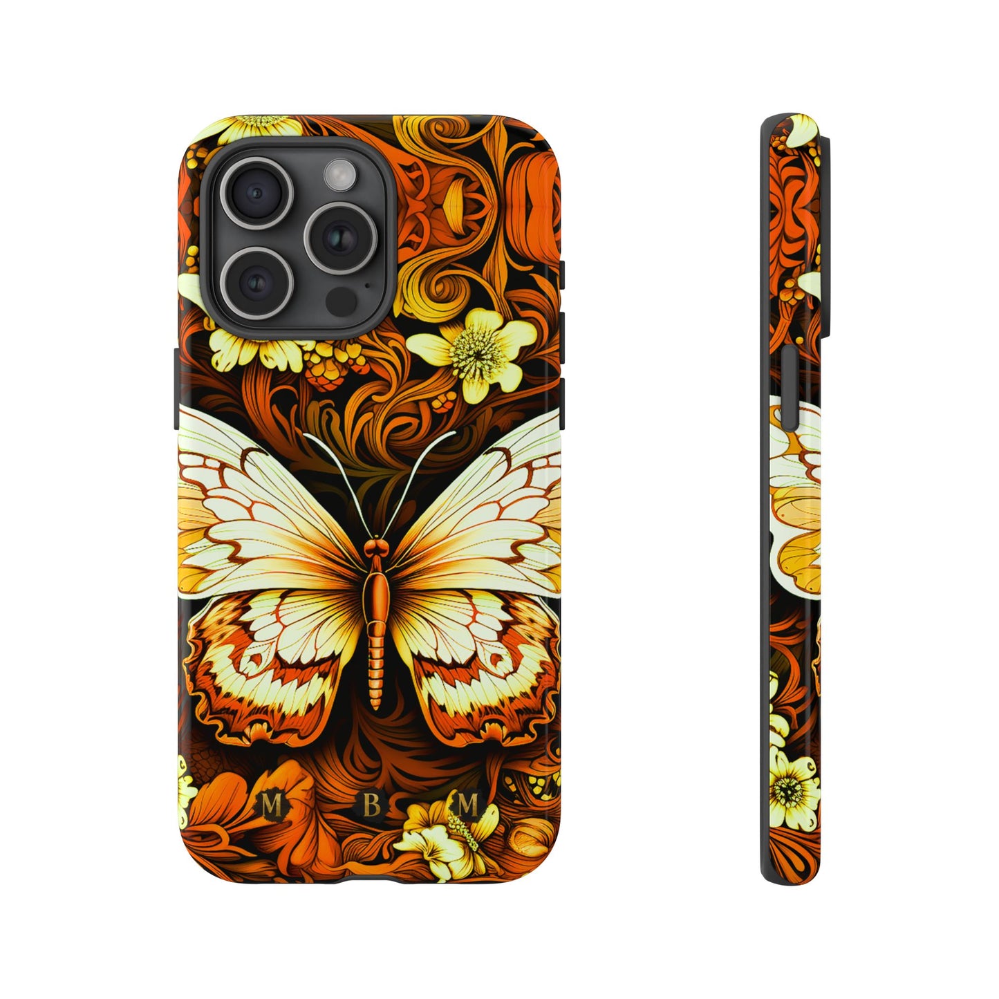 Vintage Orange iPhone Tough Case