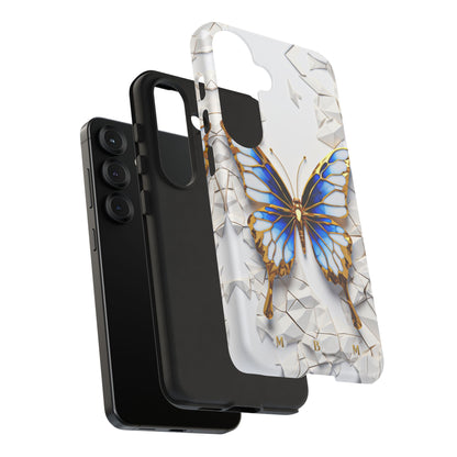 Sapphire Butterfly Samsung Galaxy S Tough Case