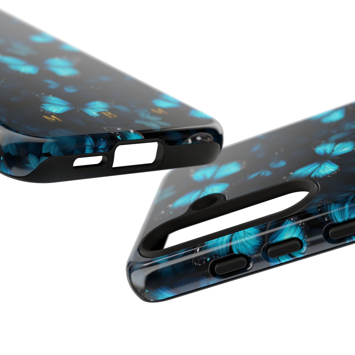 Blue Butterflies Samsung Galaxy S Tough Case