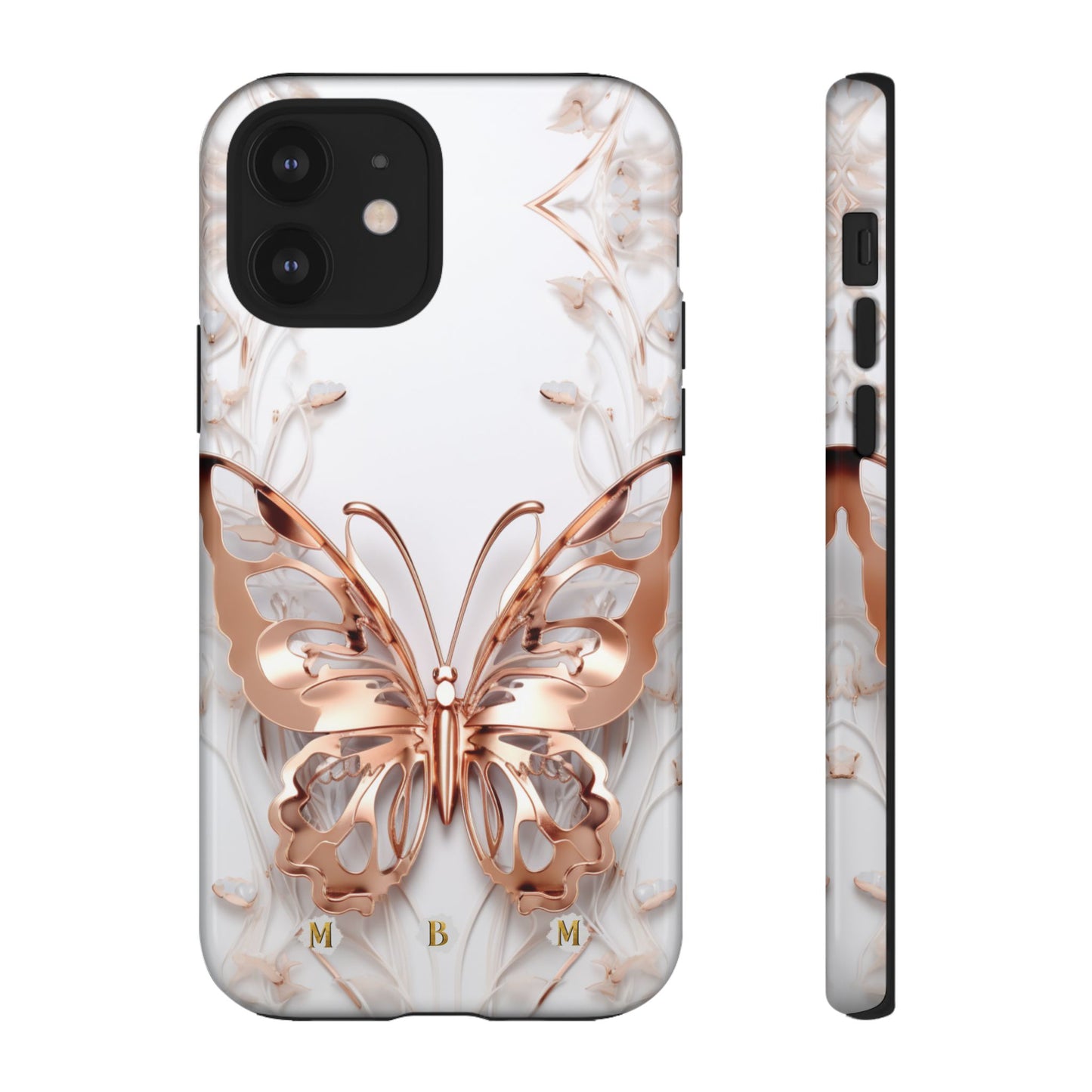 Rose Gold Butterfly iPhone Case