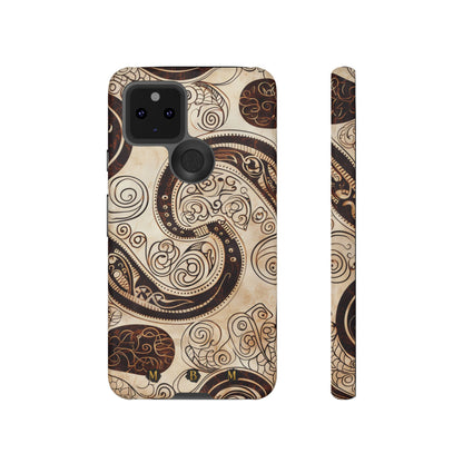 Sepia Scroll Google Pixel Tough Case