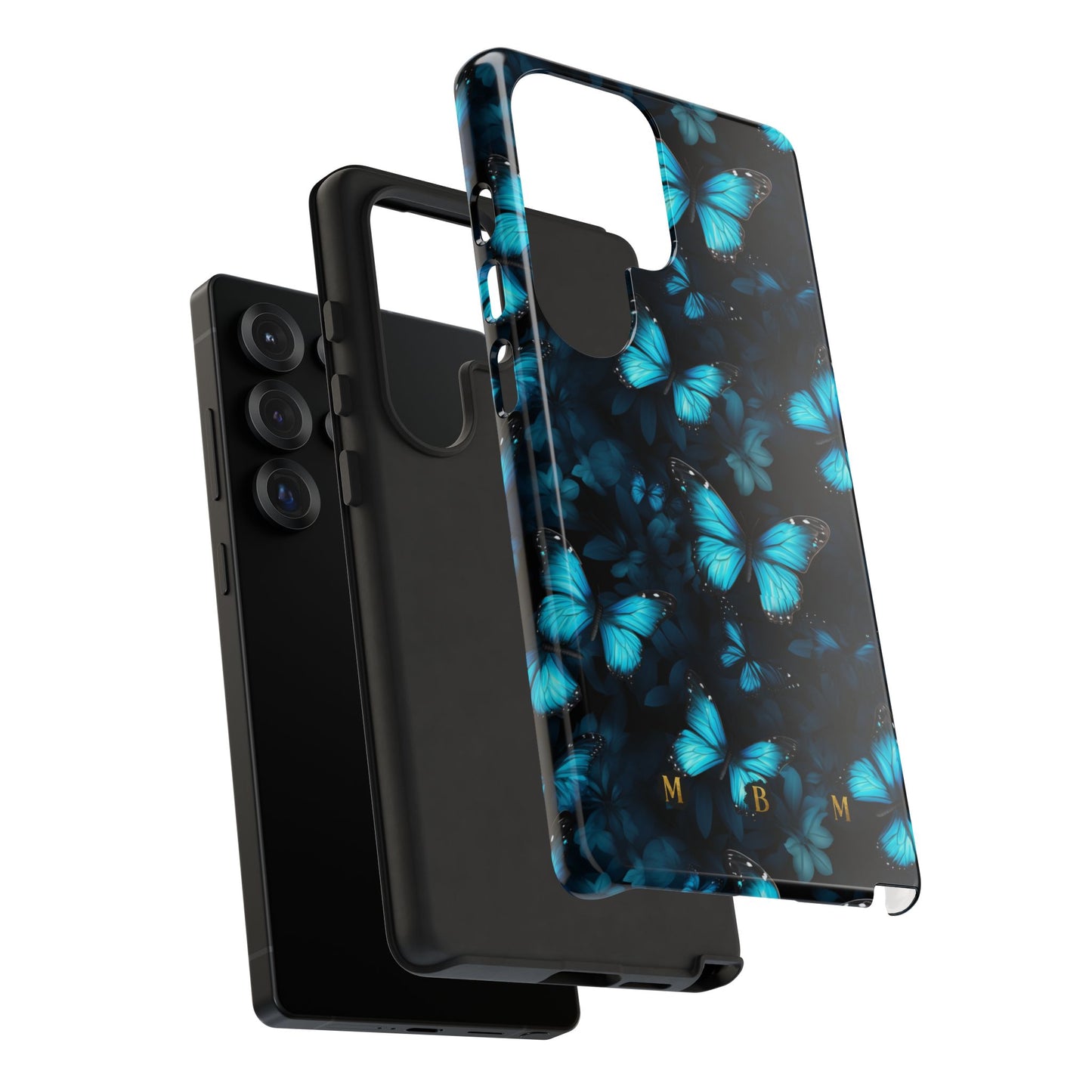 Blue Butterflies Samsung Galaxy S Tough Case