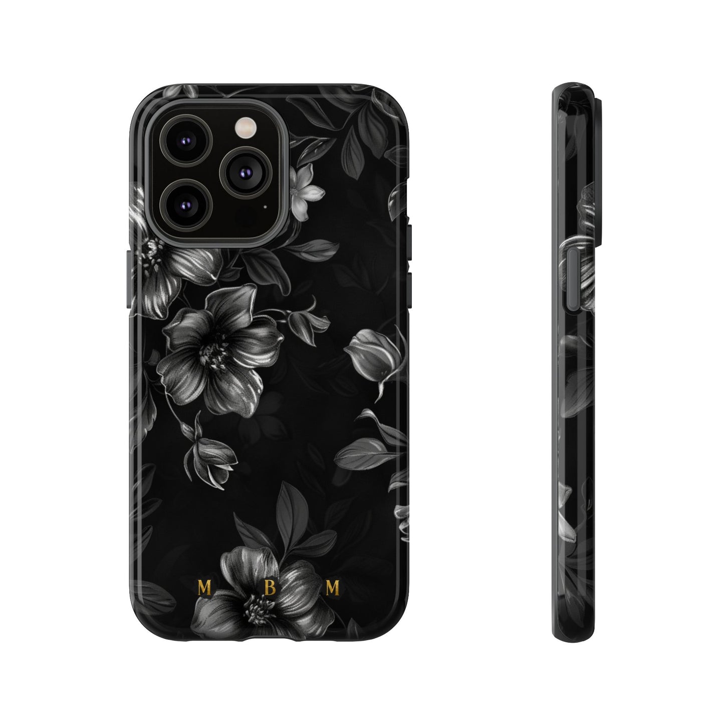 Midnight Flora iPhone Tough Case