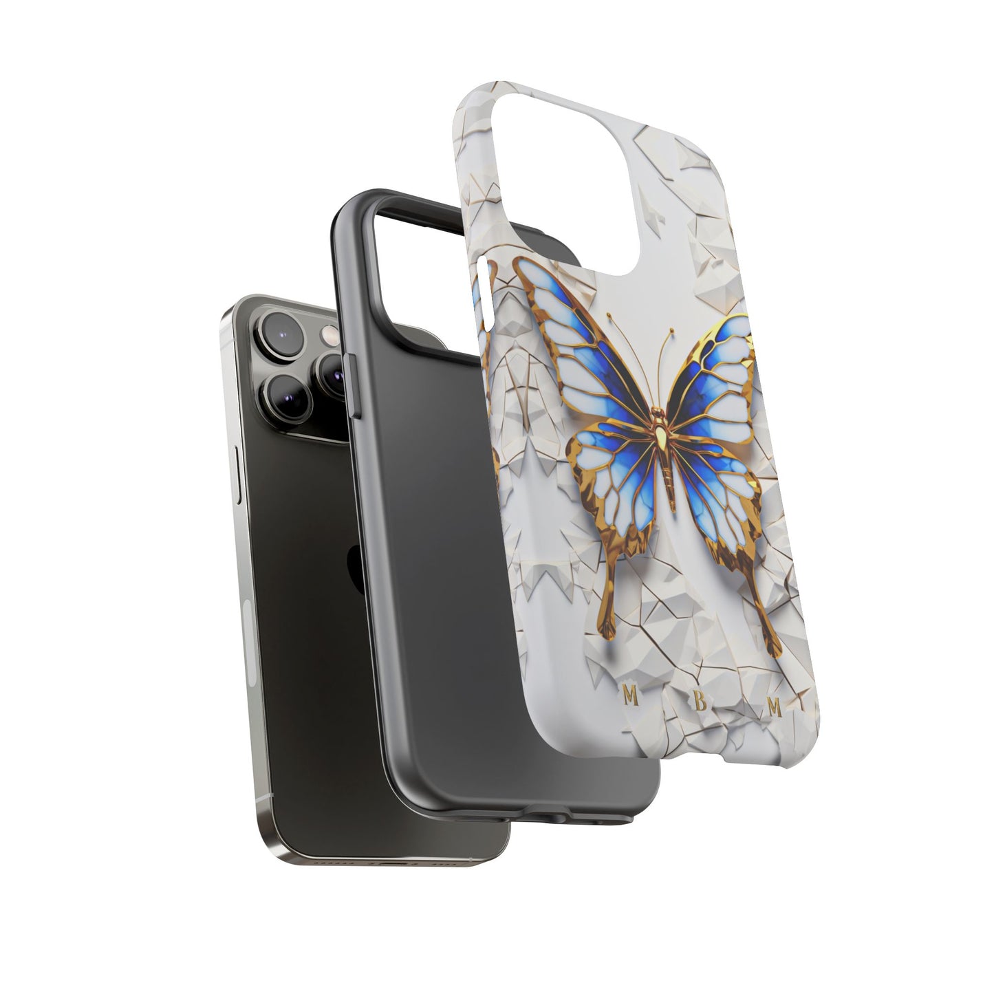 Sapphire Butterfly iPhone Tough Case