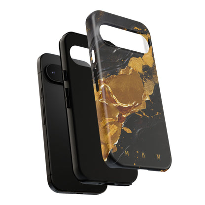 Black Gold Google Pixel Tough Case
