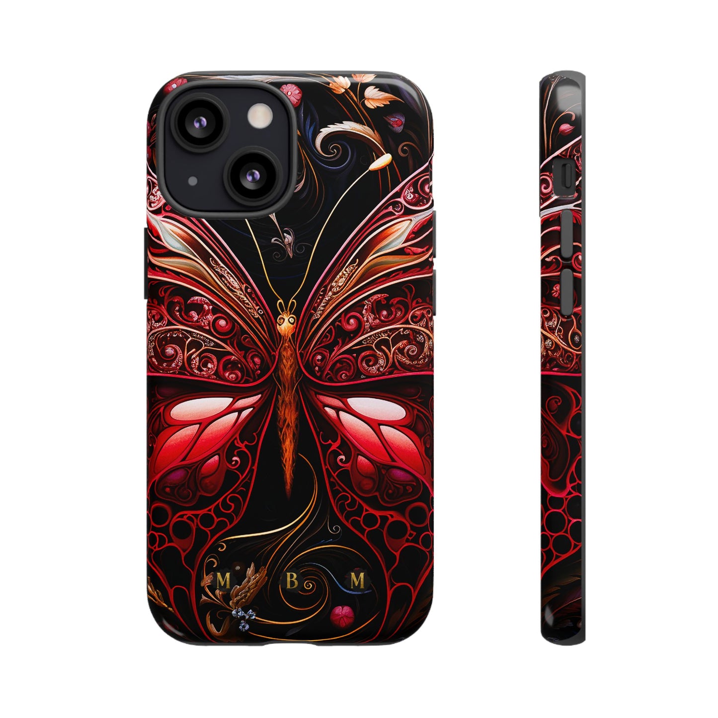 Red Butterfly iPhone Tough Case