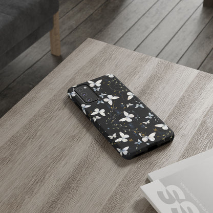 White Butterflies Samsung Galaxy S Tough Case