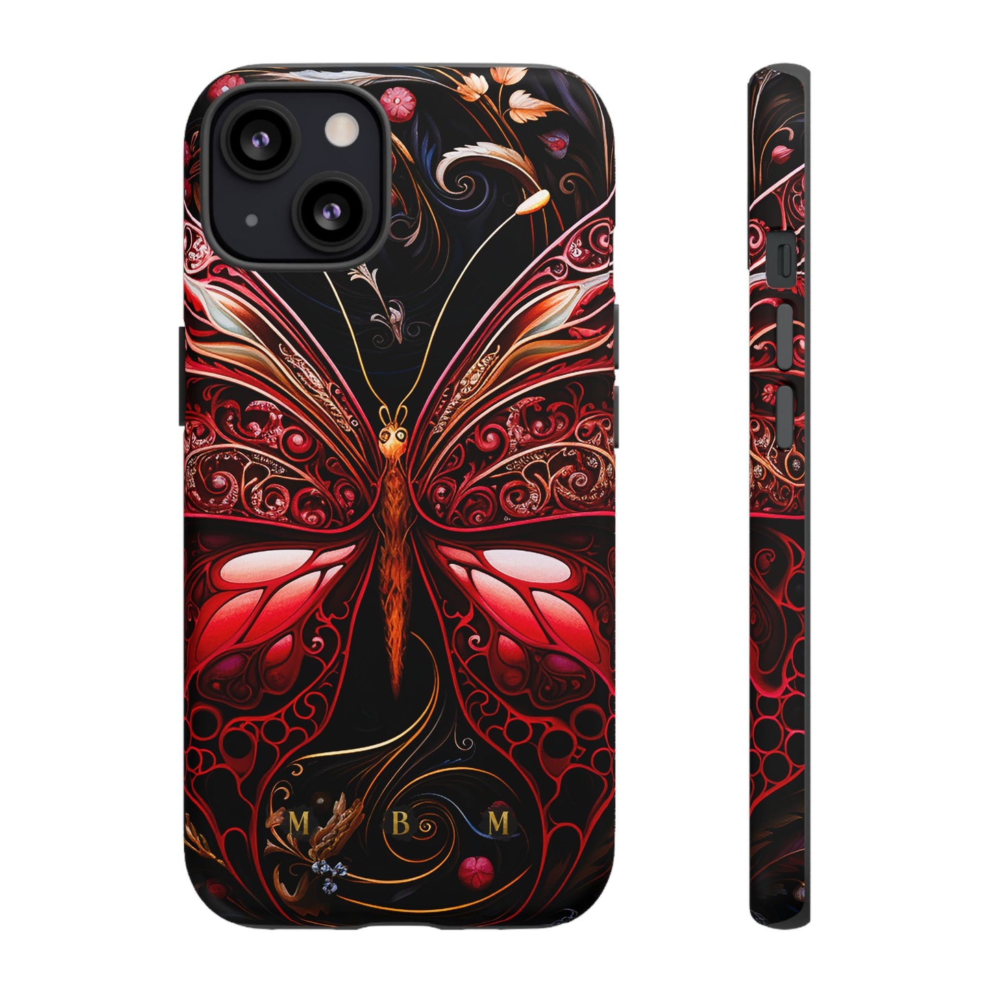 Red Butterfly iPhone Tough Case