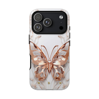 Rose Gold Butterfly iPhone Case