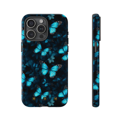 Blue Butterflies iPhone Tough Case
