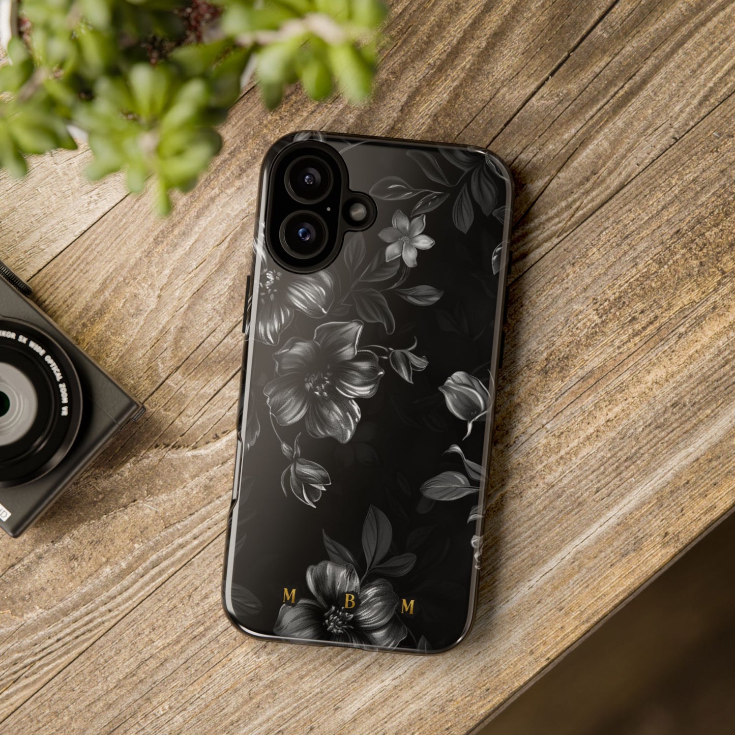 Midnight Flora iPhone Tough Case