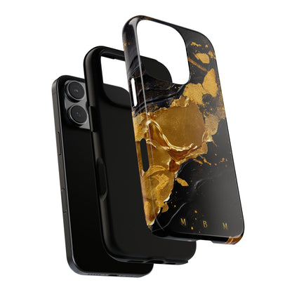Black Gold iPhone Tough Case
