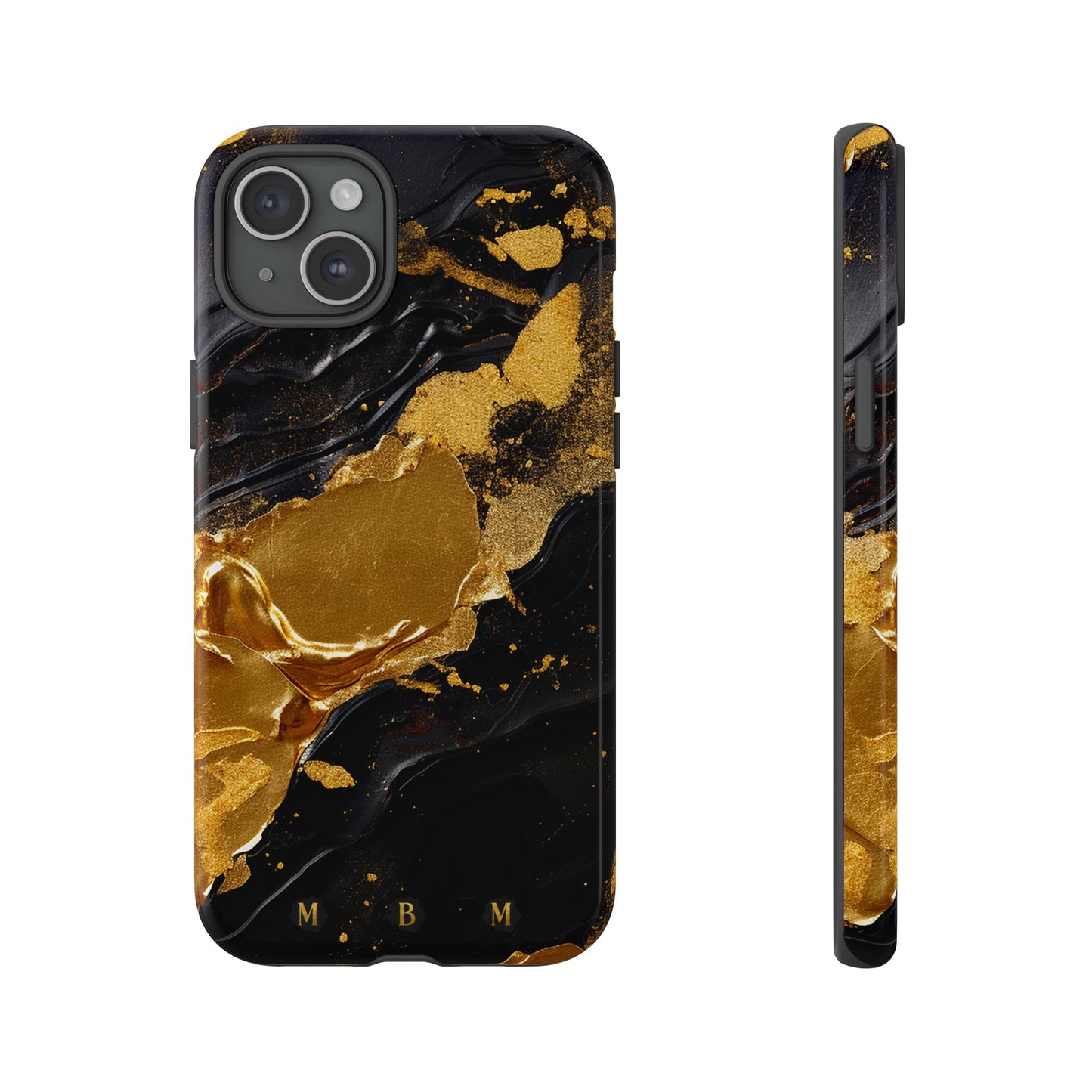 Black Gold iPhone Tough Case