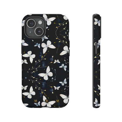 White Butterflies iPhone Tough Case
