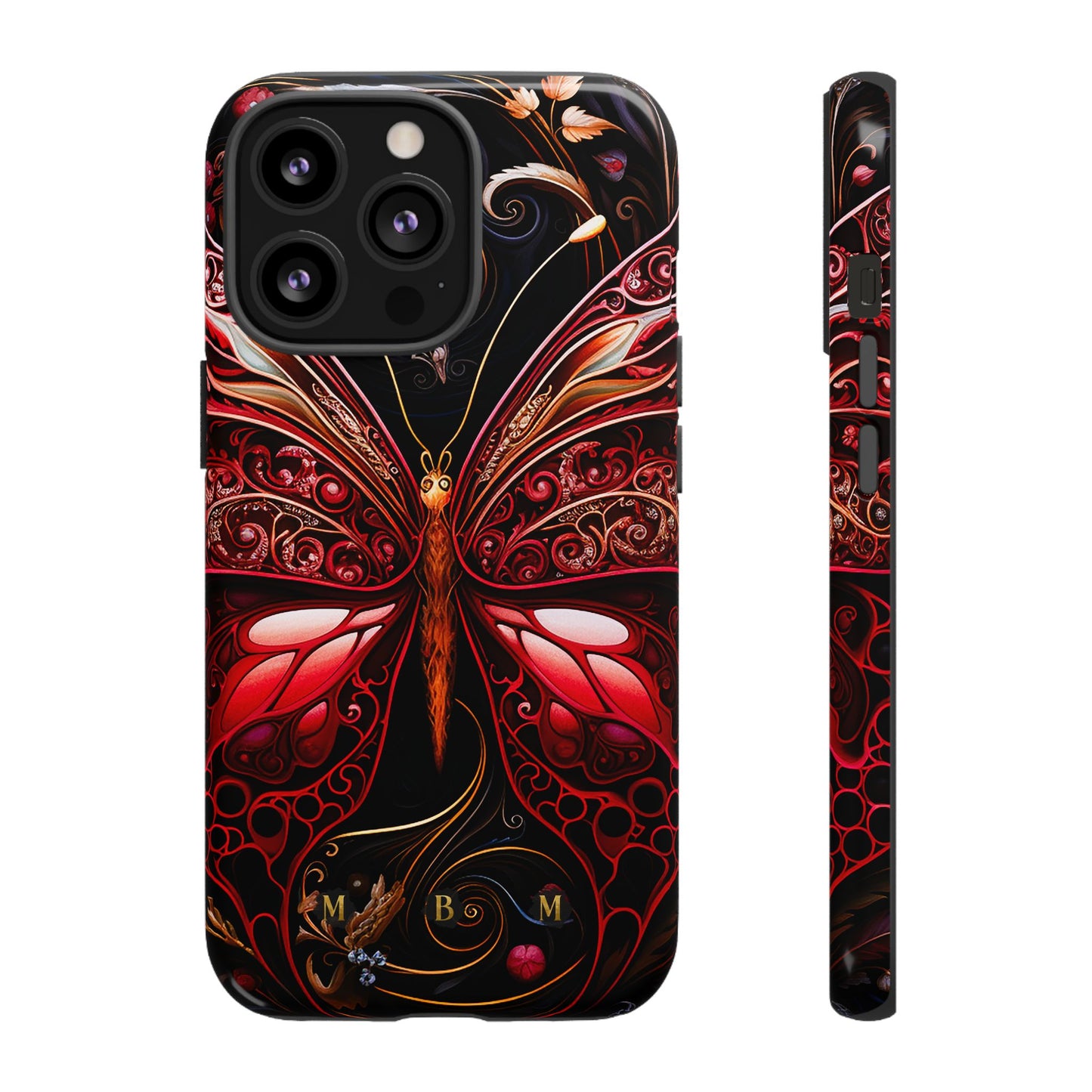 Red Butterfly iPhone Tough Case