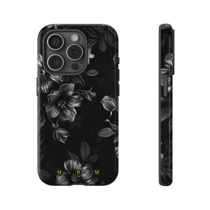 Midnight Flora iPhone Tough Case