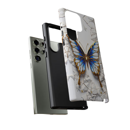 Sapphire Butterfly Samsung Galaxy S Tough Case