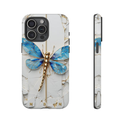 Dragonfly Blue iPhone Tough Case