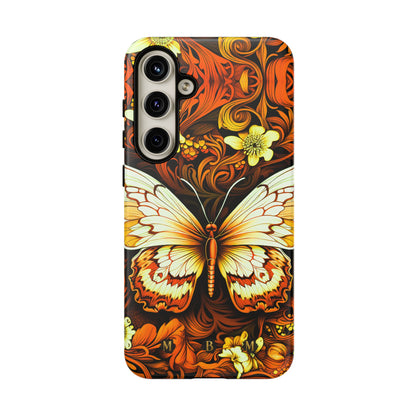 Vintage Orange Samsung Galaxy S Tough Case