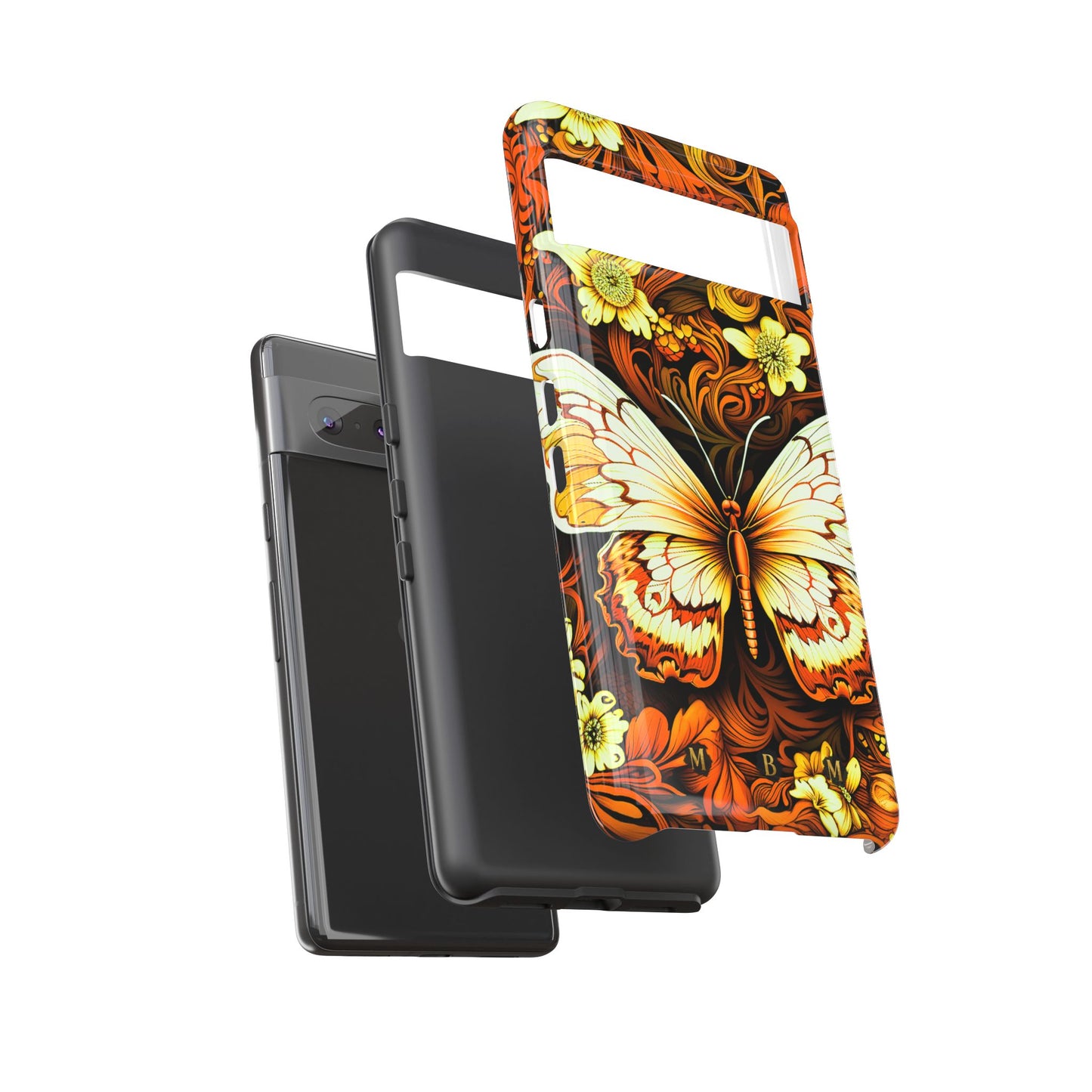 Vintage Orange Google Pixel Tough Case