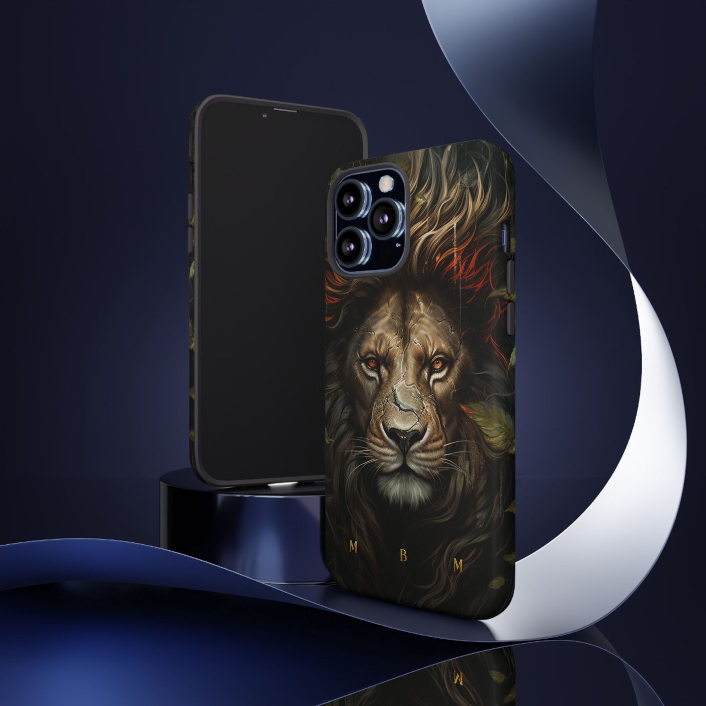 Dark Lion iPhone Tough Case