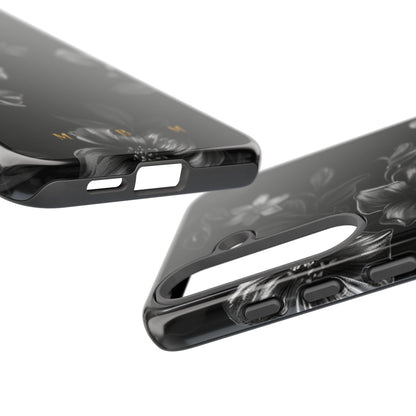 Midnight Flora Samsung Galaxy S Tough Case