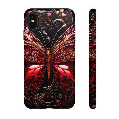 Red Butterfly iPhone Tough Case