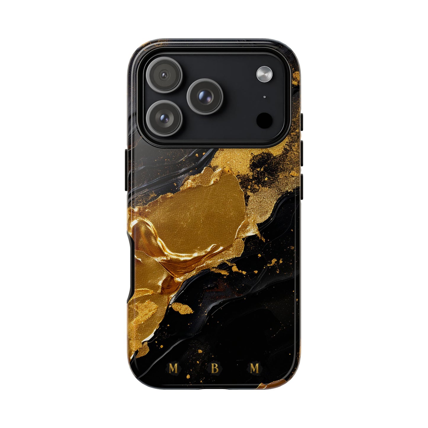 Black Gold iPhone Tough Case