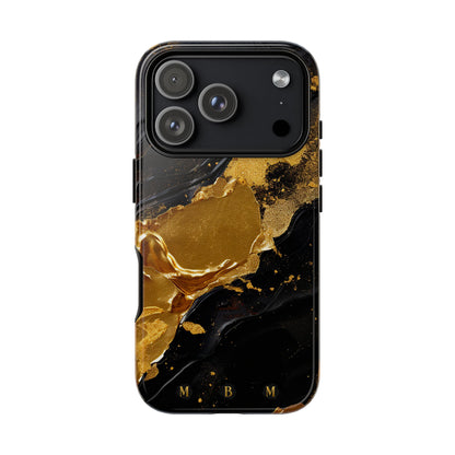 Black Gold iPhone Tough Case