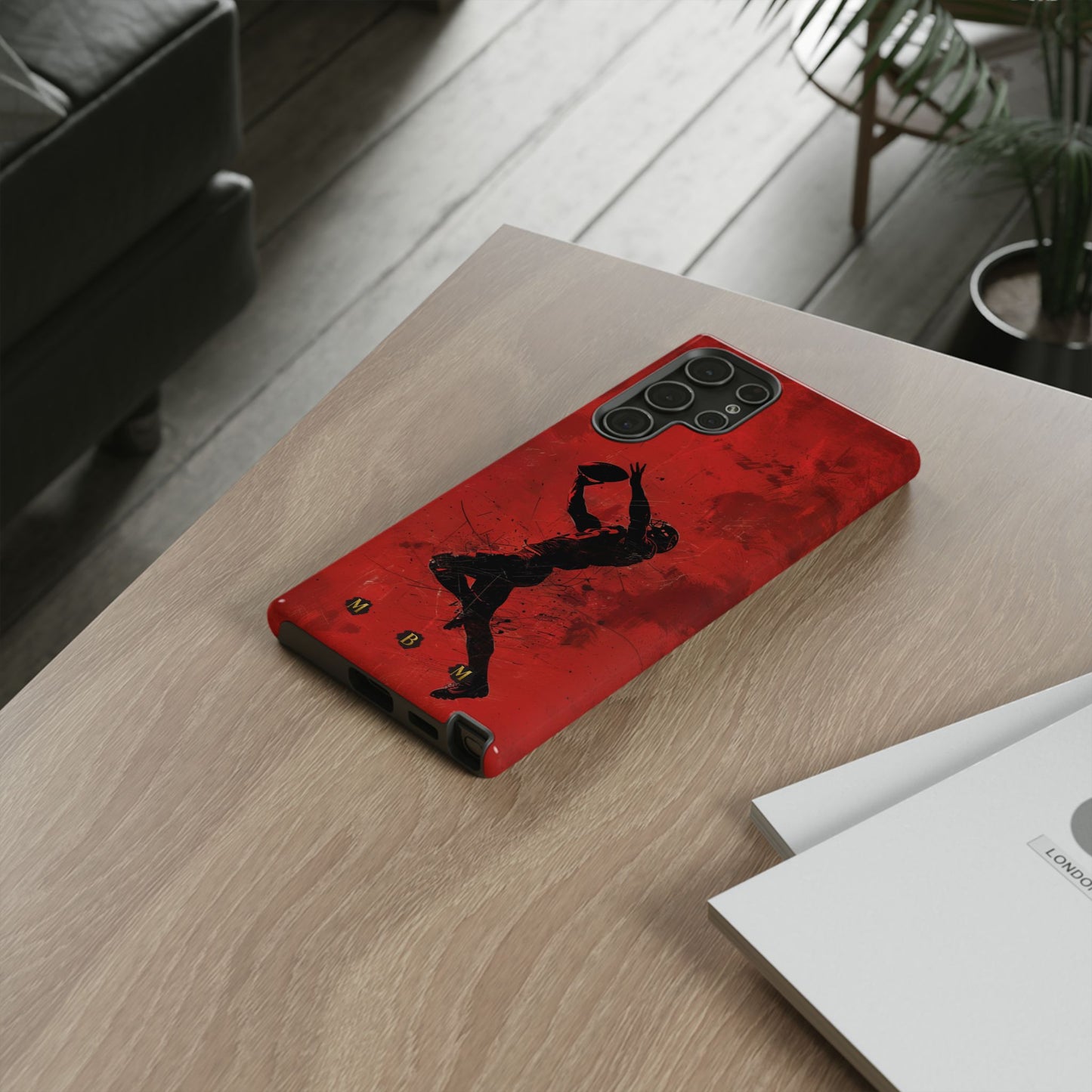 Red 1st & 10 Samsung Galaxy S Tough Case