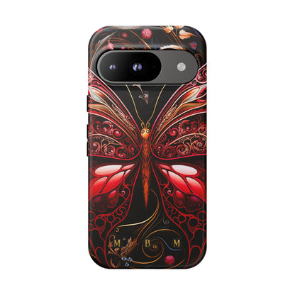 Red Butterfly Google Pixel Tough Case