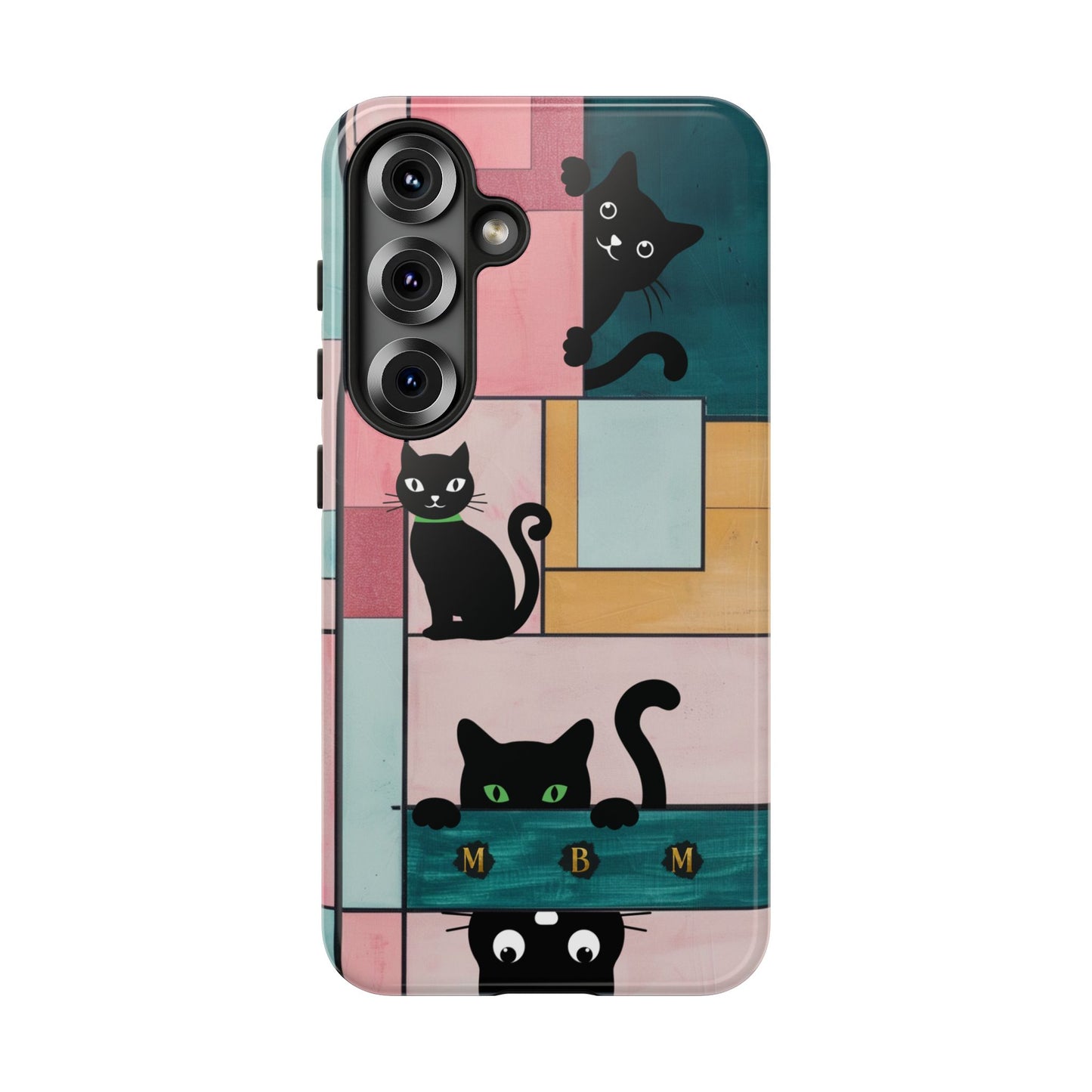 Block Cats Samsung Galaxy S Tough Case