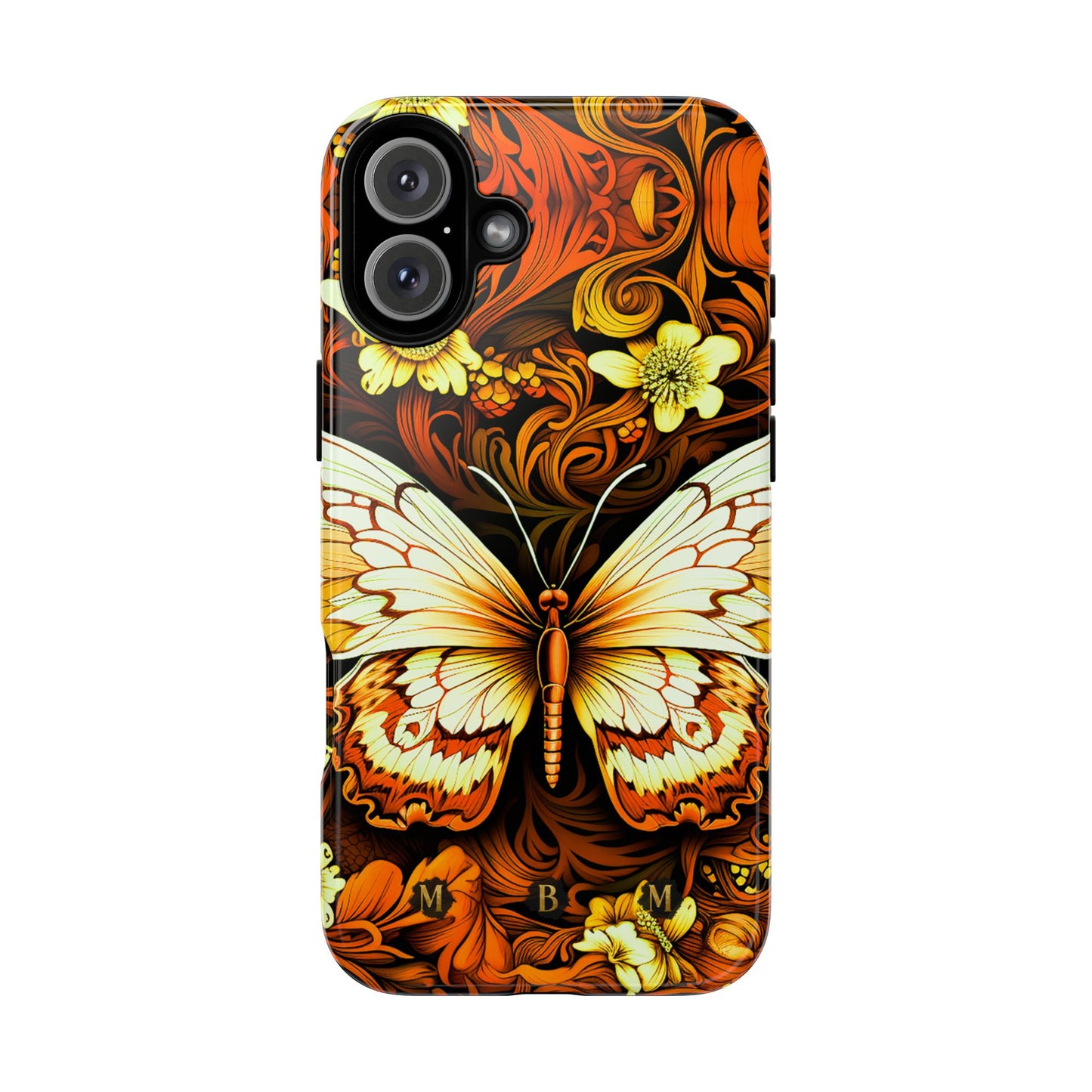 Vintage Orange iPhone Tough Case