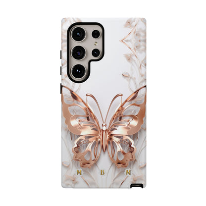 Rose Gold Butterfly Samsung Galaxy S Tough Case