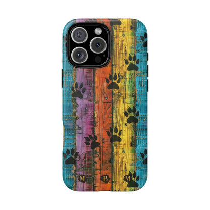 Rainbow Paws iPhone Case