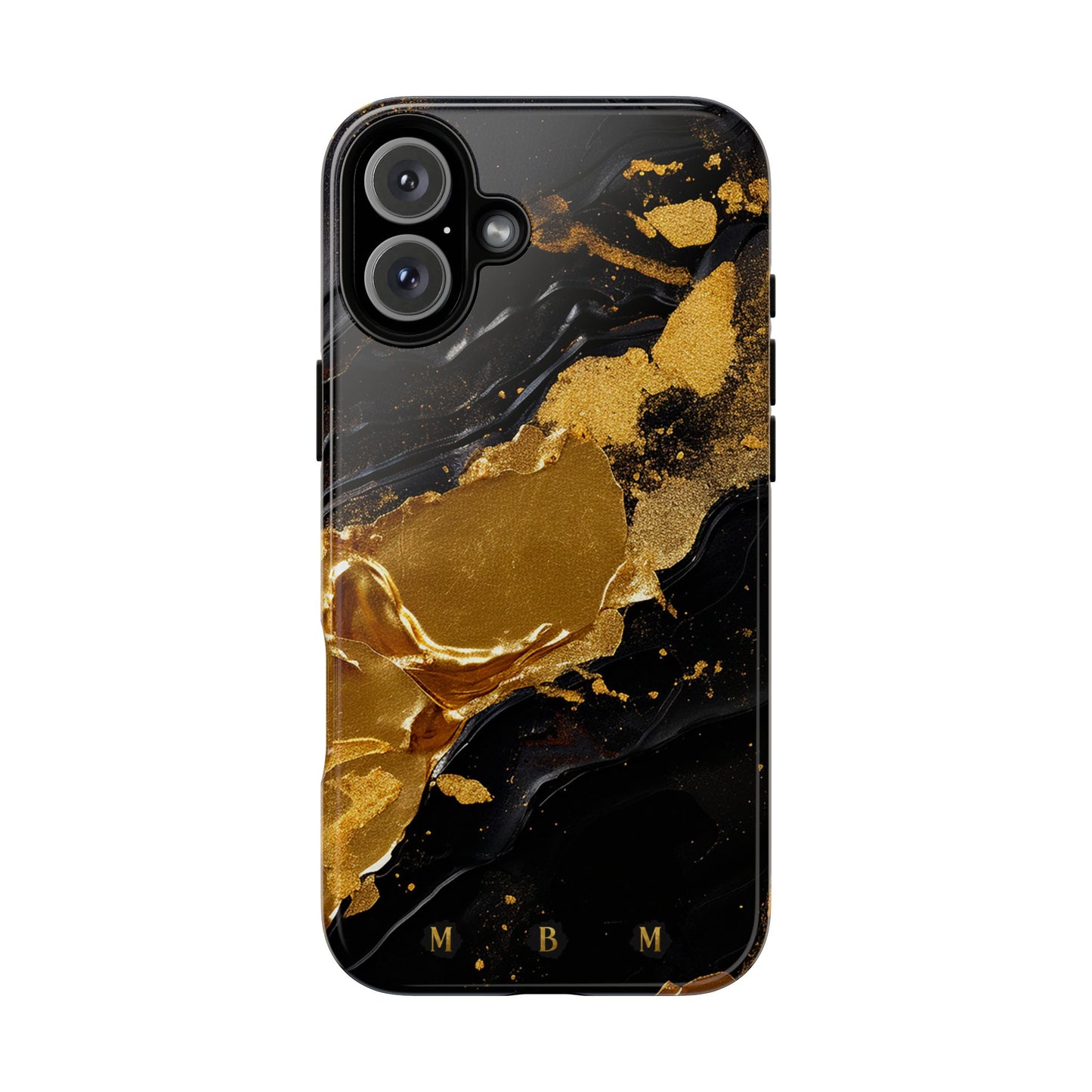 Black Gold iPhone Tough Case