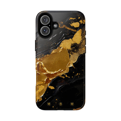 Black Gold iPhone Tough Case