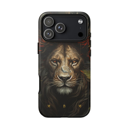 Dark Lion iPhone Tough Case