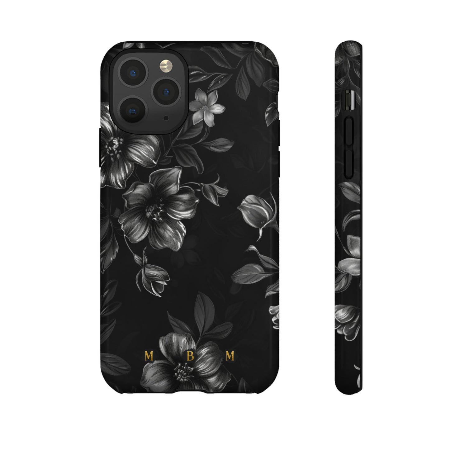 Midnight Flora iPhone Tough Case