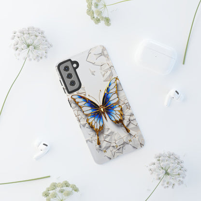Sapphire Butterfly Samsung Galaxy S Tough Case