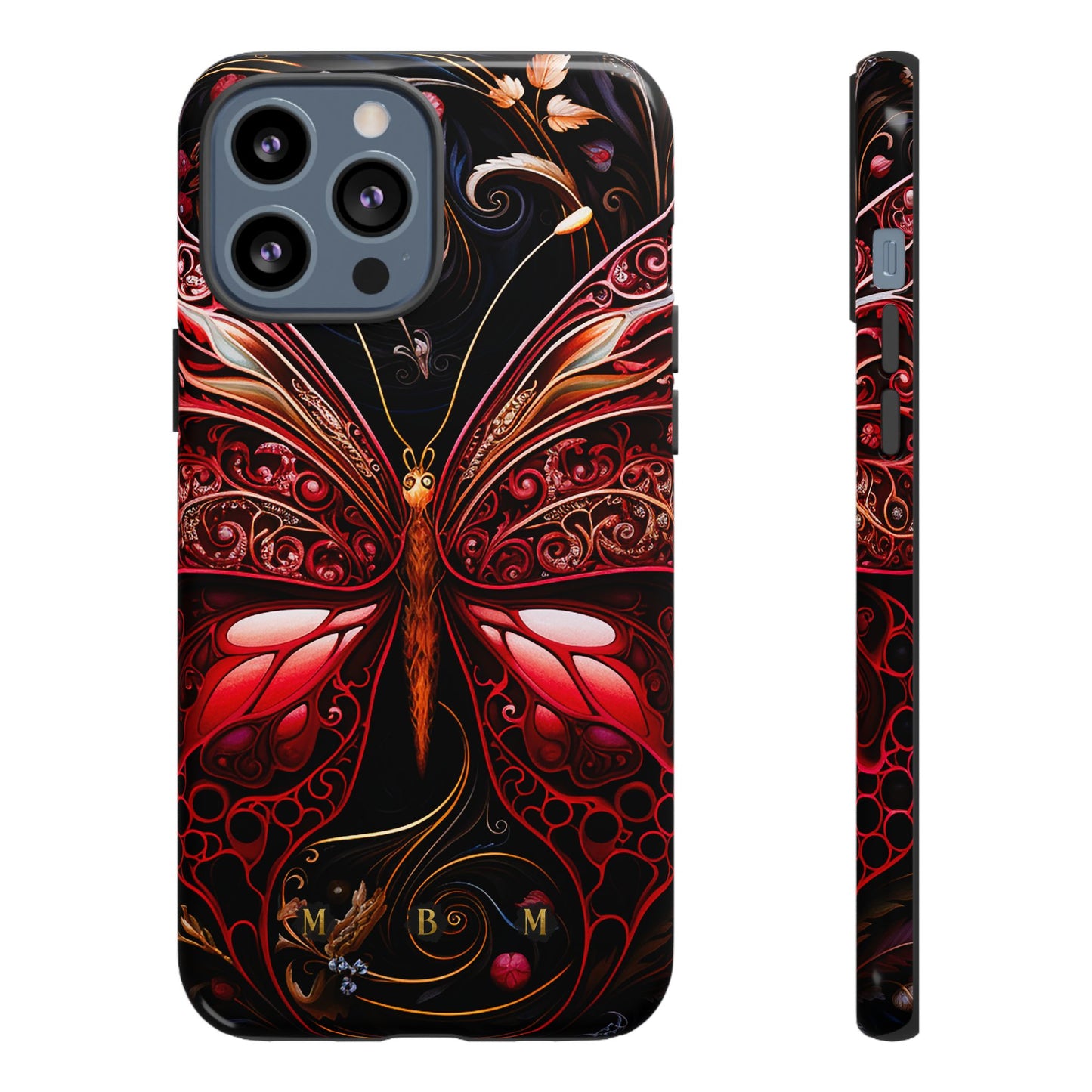Red Butterfly iPhone Tough Case