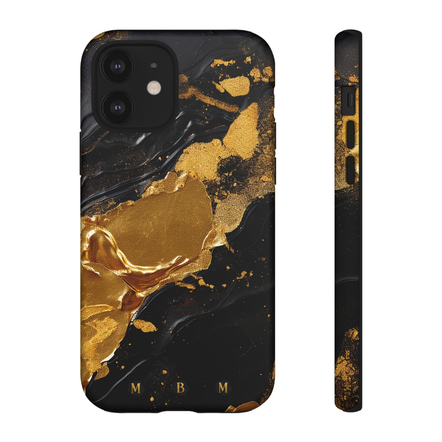 Black Gold iPhone Tough Case
