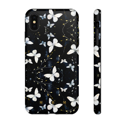 White Butterflies iPhone Tough Case