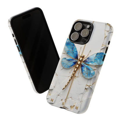 Dragonfly Blue iPhone Tough Case